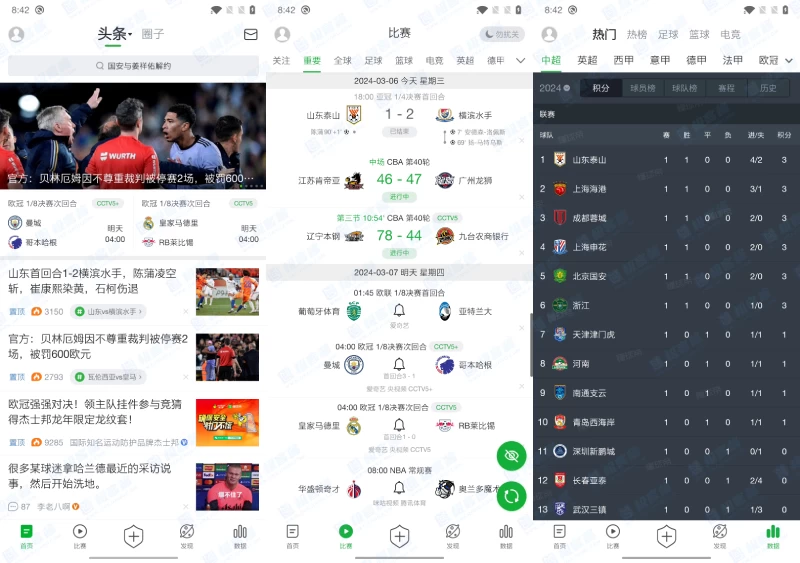 懂球帝 v8.0.2 足球赛事新闻资讯尽在掌握，满足您的足球需求，纯净去广告版