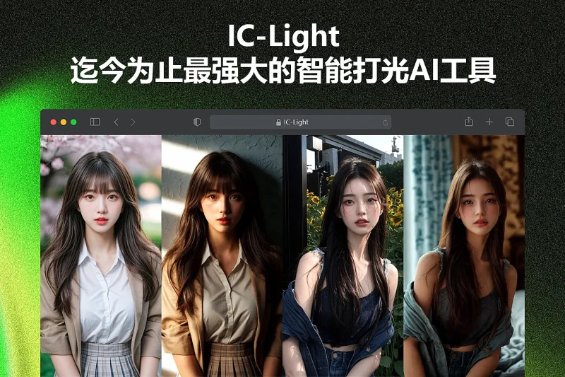 开源AI智能打光工具 - IC-Light，让光影效果更出色-极客酱