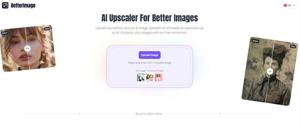 图片[1]-提升图片质量的最佳在线工具 – BetterImage.ai-极客酱