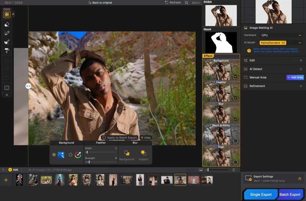 图片[1]-Aiarty Image Matting（智能抠图工具）v2.6 | AI精准识别主体，一键高效去除复杂背景的多语便携版-极客酱