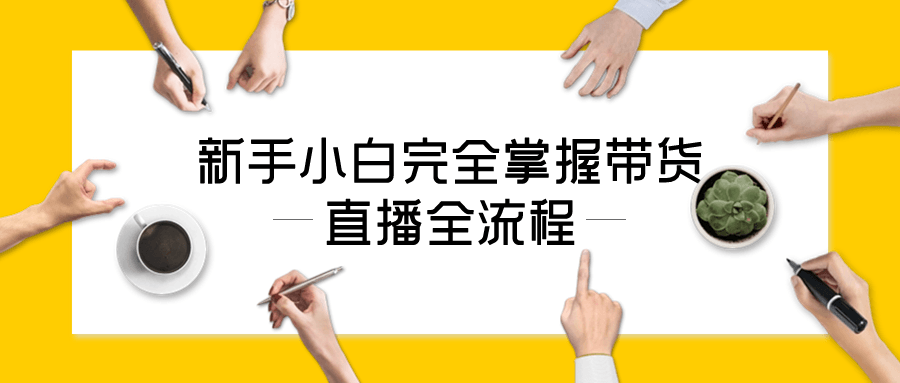 新手小白完全掌握带货直播全流程-极客酱