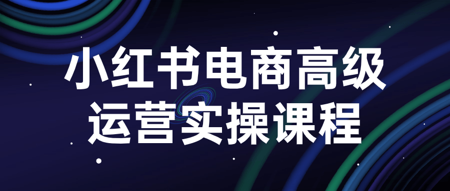 小红书电商高级运营实操课程-极客酱